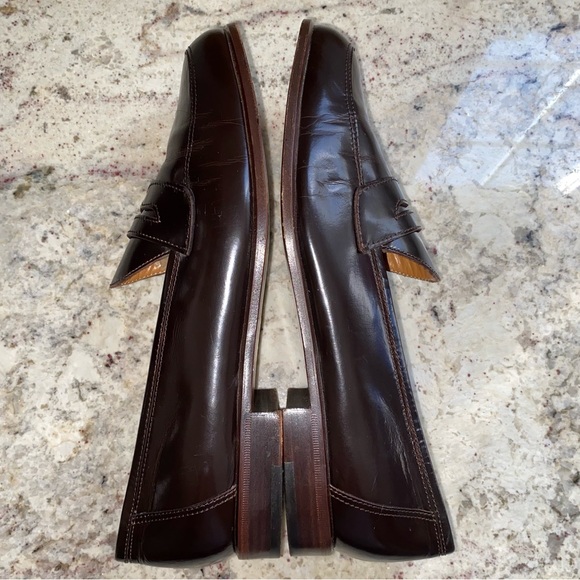 Ralph Lauren Brown Leather Loafers - Picture 8 of 16